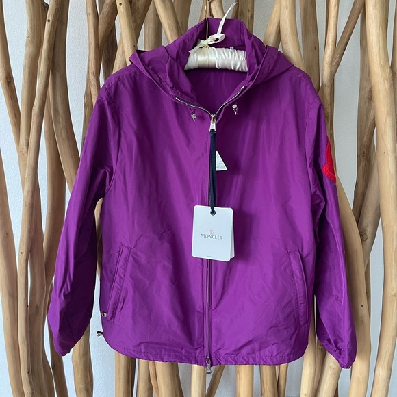 MONTCLER Alexandrite purple hooded windbreaker - Picture 15 of 16